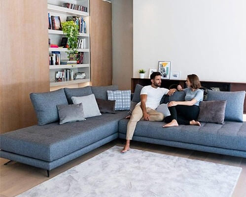 9 مدل چیدمان کاناپه جدید [2020] از خانه های کوچک تا بزرگ - وبسایت مبلمان رابو
