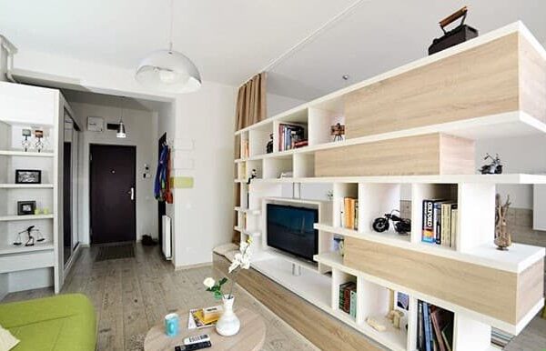 دکوراسیون خانه های کوچک آپارتمانی زیر ۴۰ متر با چیدمان مدرن